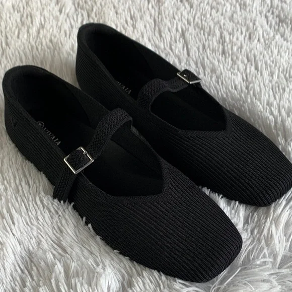 Vivaia Black Margo Mary Janes Shoes - Picture 3 of 16